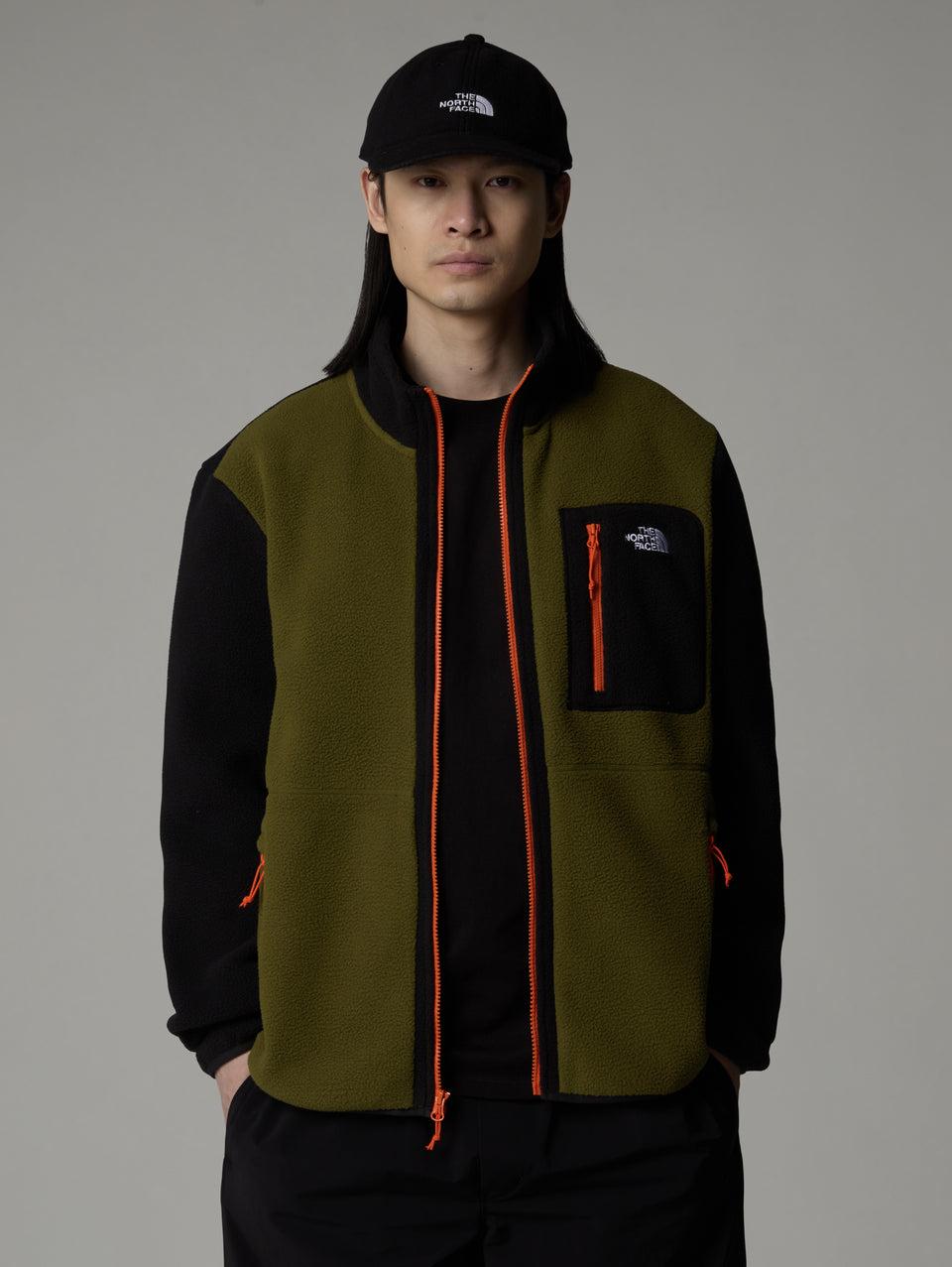 THE NORTH FACE Giacca in Pile Medio Yumiori Verde Saldi Di Fabbrica
