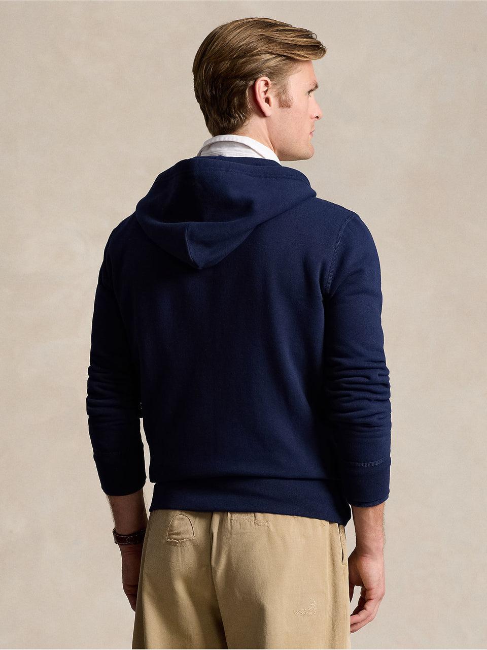 RALPH LAUREN Felpa con Cappuccio Blu Moda