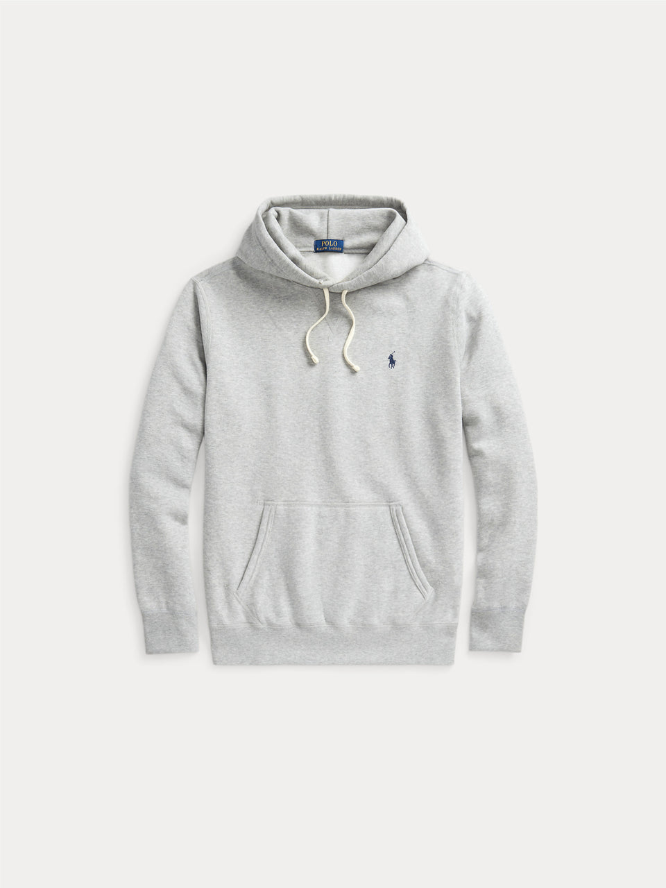 RALPH LAUREN Felpa con Cappuccio Grigio Italy