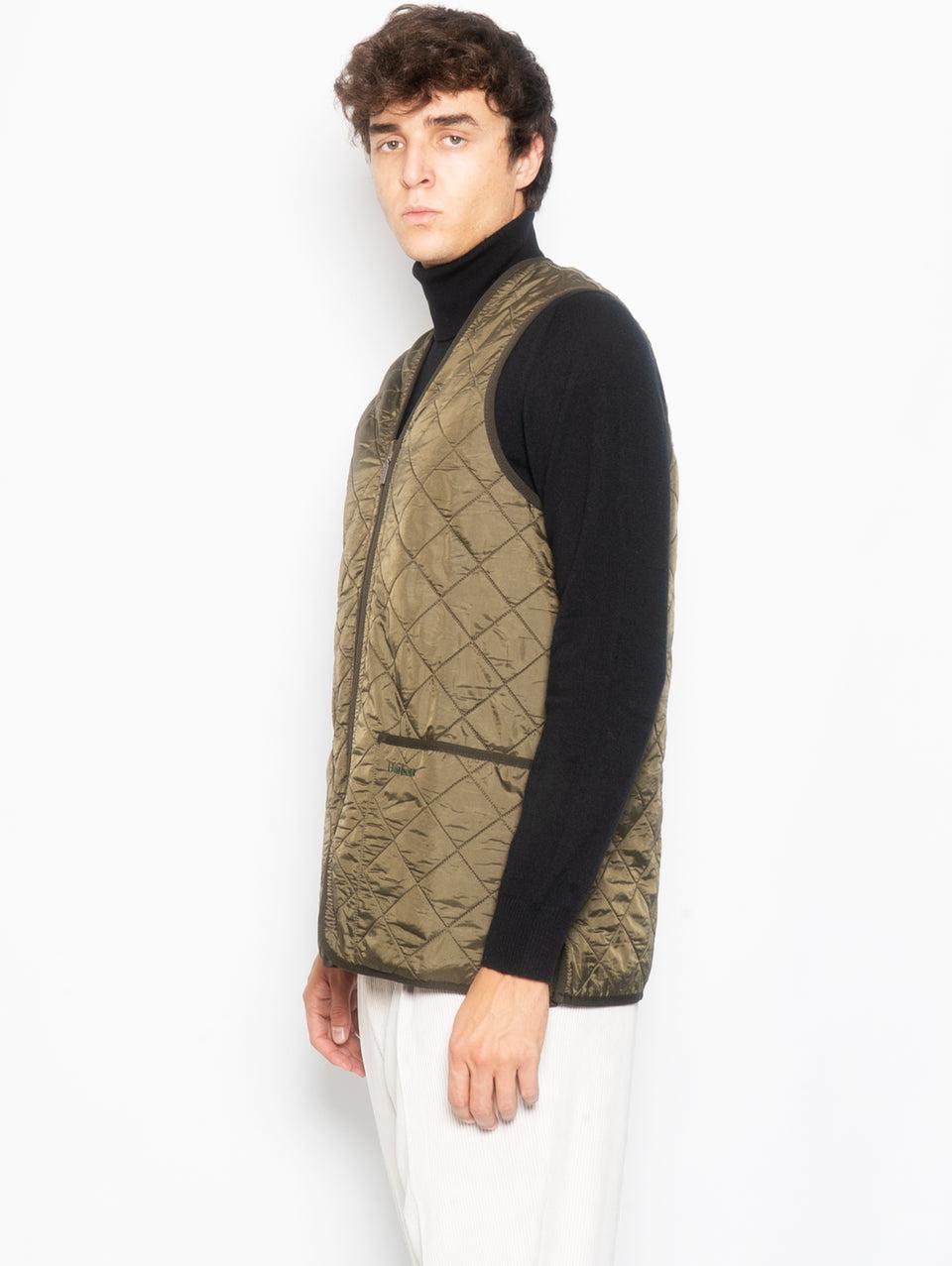 BARBOUR Gilet trapuntato Polarquilt Verde Online