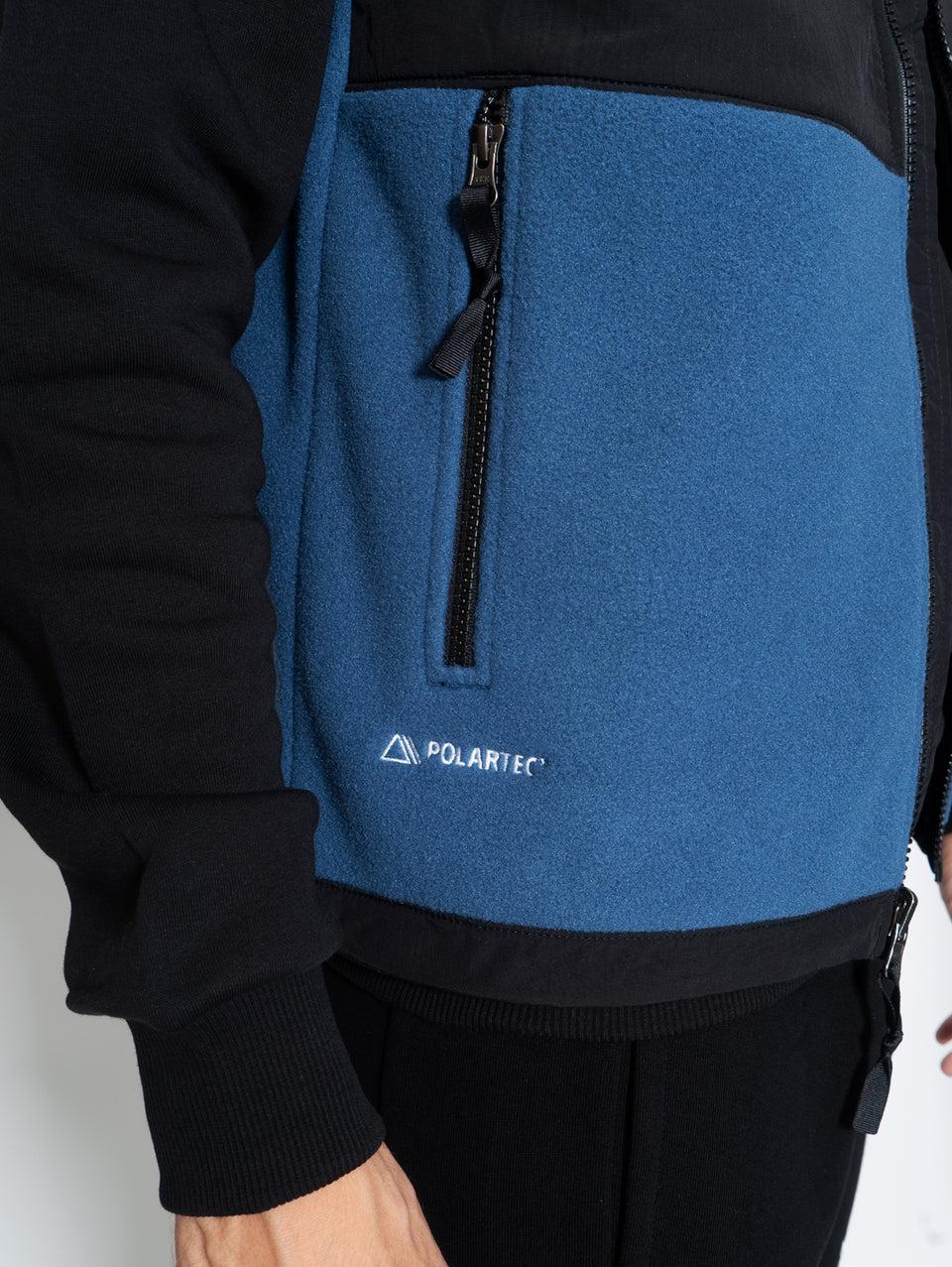 THE NORTH FACE Gilet in Pile Blu Saldi Di Fabbrica