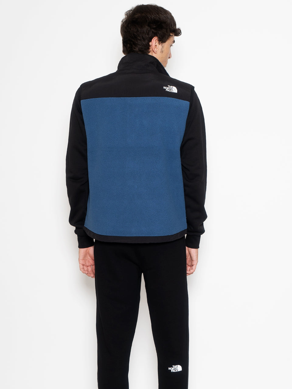 THE NORTH FACE Gilet in Pile Blu Saldi Di Fabbrica
