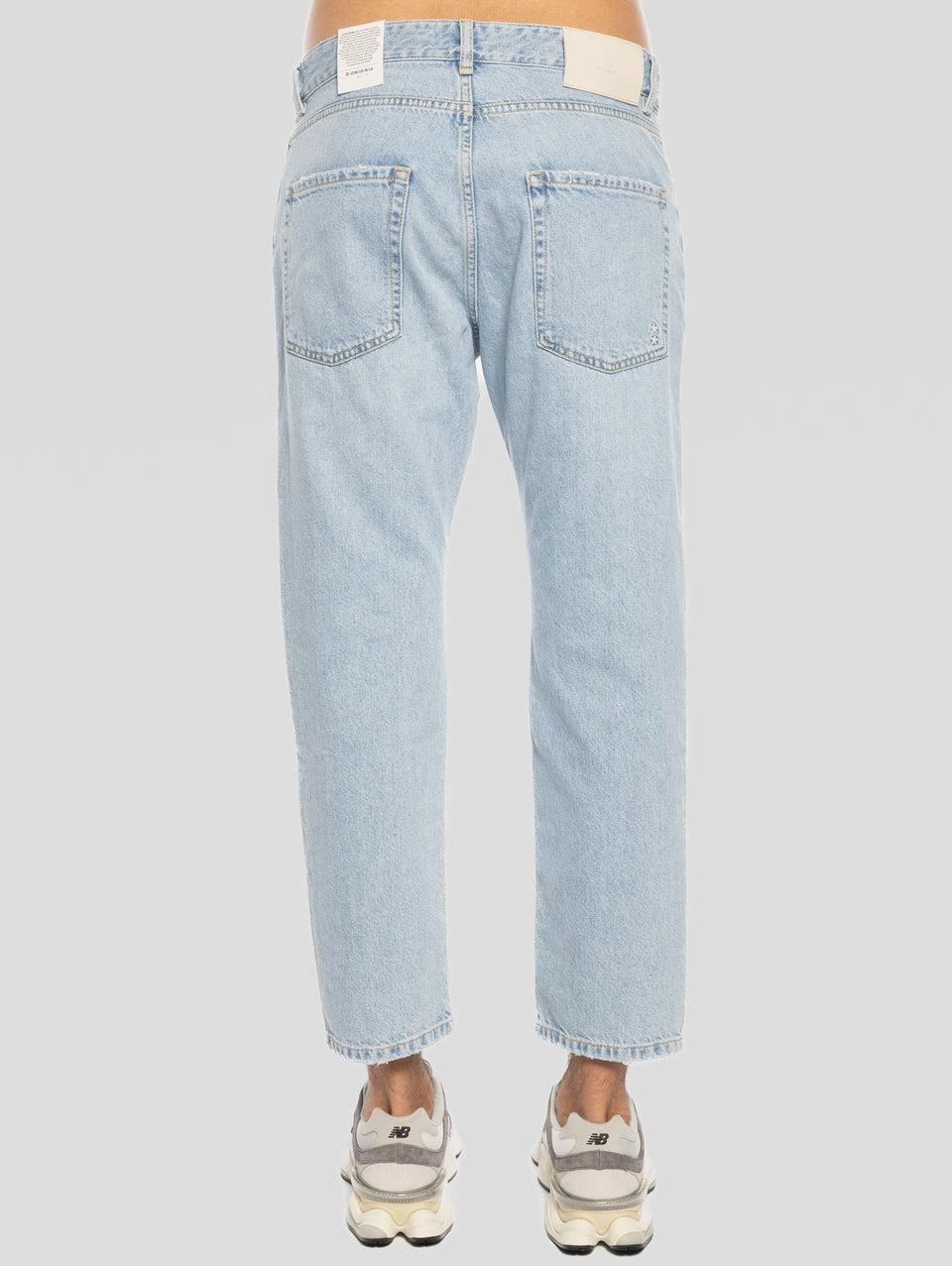 ICON DENIM Jeans Josh Gamba Dritta Blu Chiaro Moda