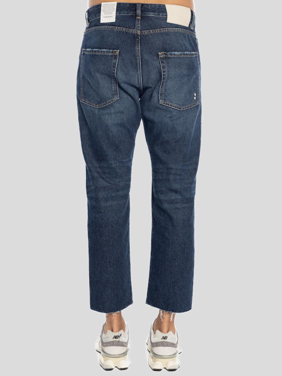 ICON DENIM Jeans Josh con Orlo Sfrangiato Blu 2025