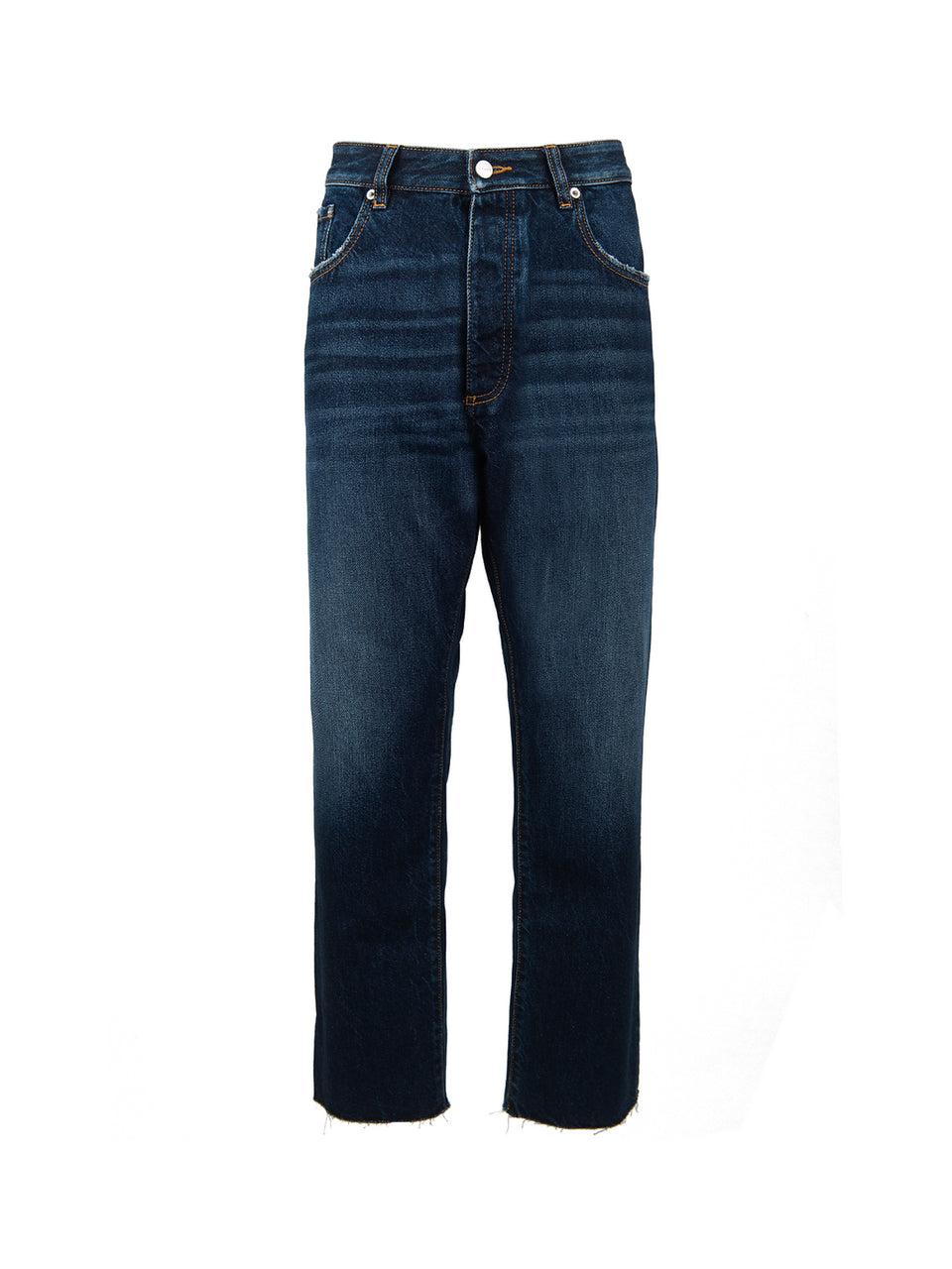 ICON DENIM Jeans Josh con Orlo Sfrangiato Blu 2025