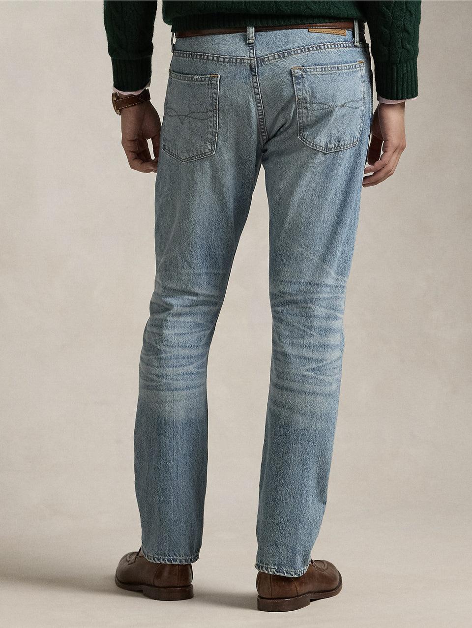 RALPH LAUREN Jeans Parkside con Effetto Invecchiato Blu Promozione