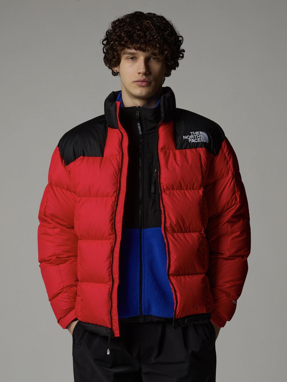 THE NORTH FACE Giaccone Corto Trapuntato in Piuma Lhotse Rosso In Linea