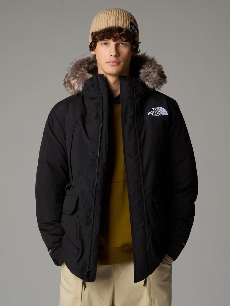THE NORTH FACE Parka McMurdo con Cappuccio Rimovibile Nero Nuovo