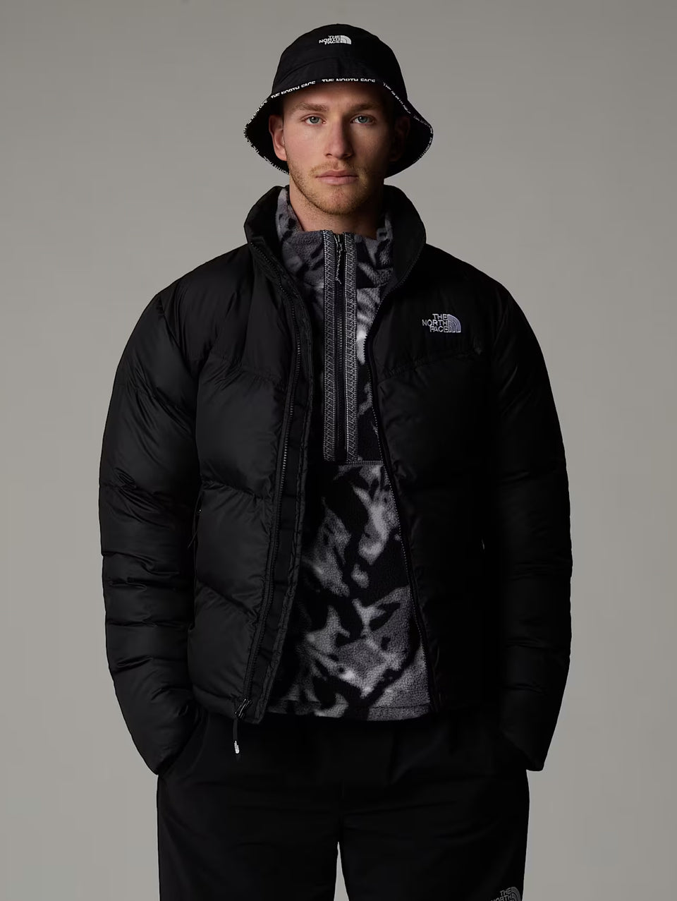 THE NORTH FACE Piumino Squadrato Saikuru da Uomo Nero Qualità Garantita