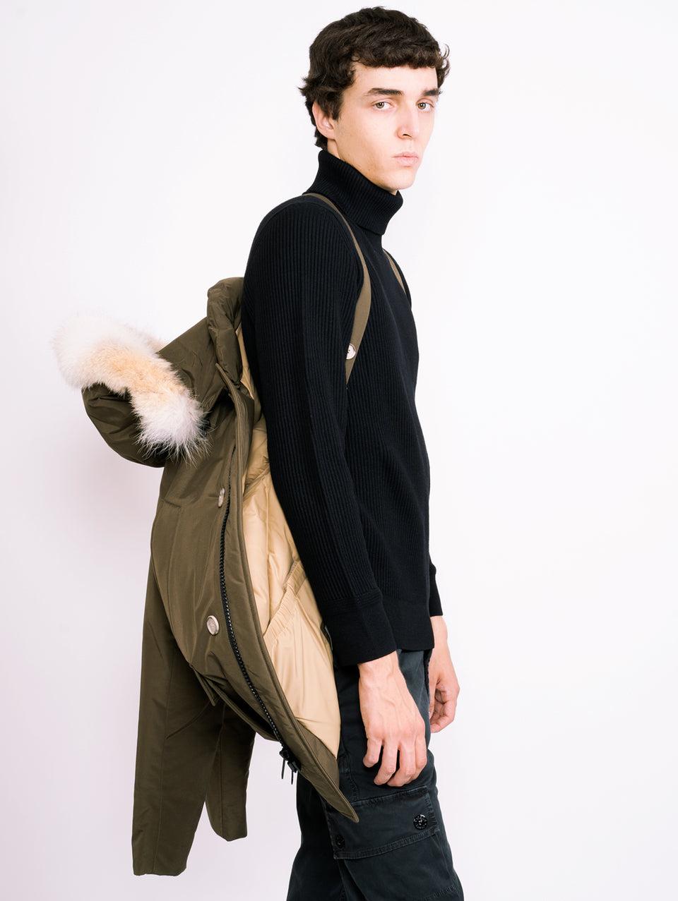 WOOLRICH Giaccone Anorak in Ramar Verde Fino Al -60%