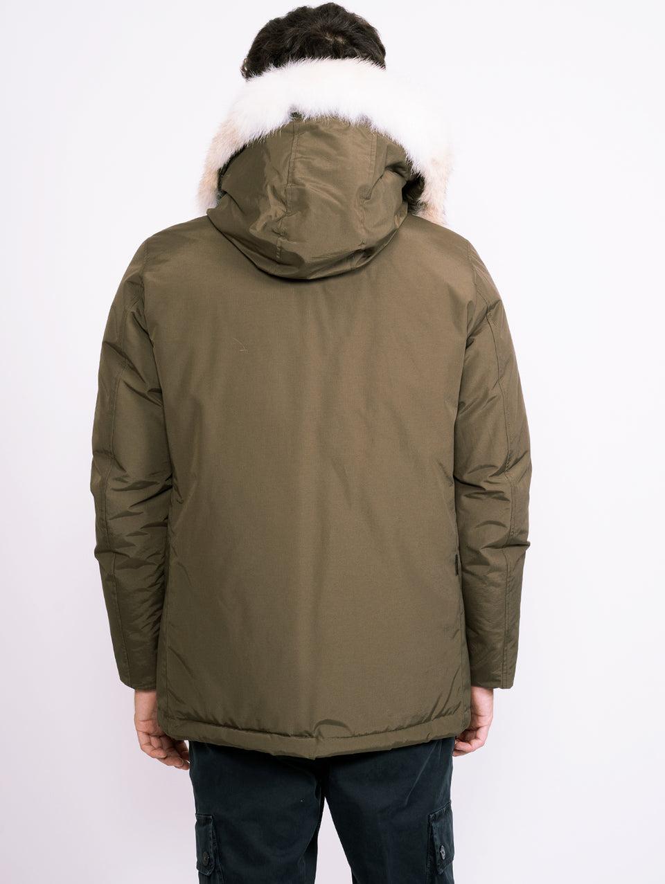 WOOLRICH Giaccone Anorak in Ramar Verde Fino Al -60%