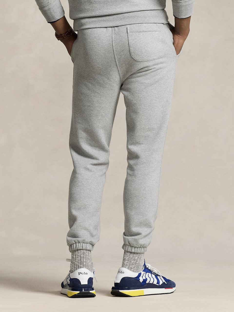 RALPH LAUREN Pantaloni Joggers in Misto Cotone Grigio Convenienza
