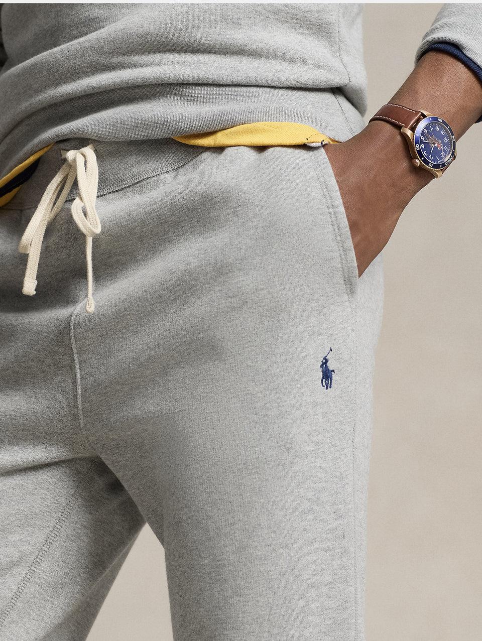 RALPH LAUREN Pantaloni Joggers in Misto Cotone Grigio Convenienza