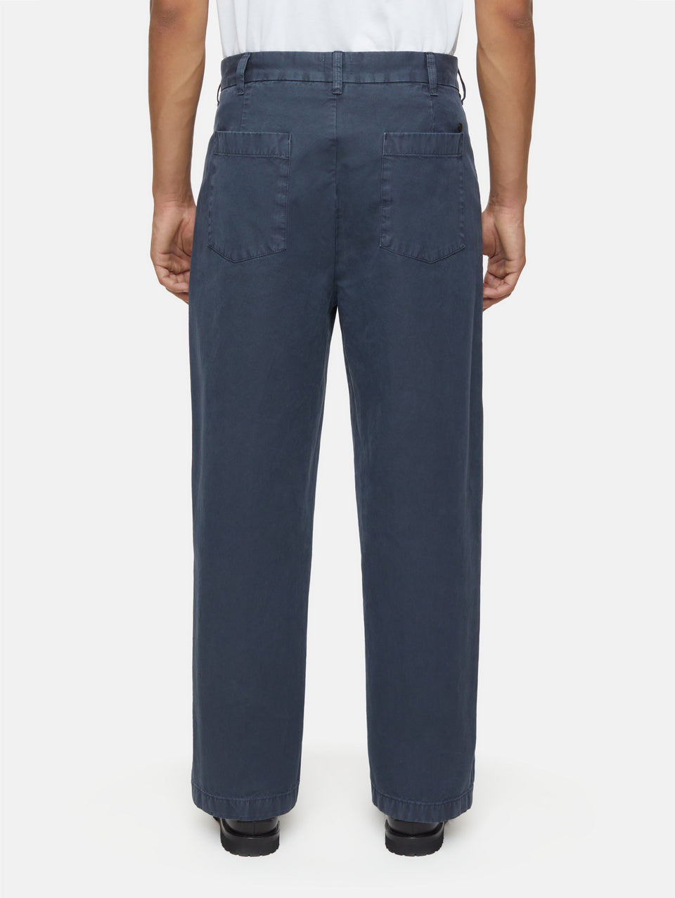 CLOSED Pantaloni Ampi con Pences Blu Fumo Outlet