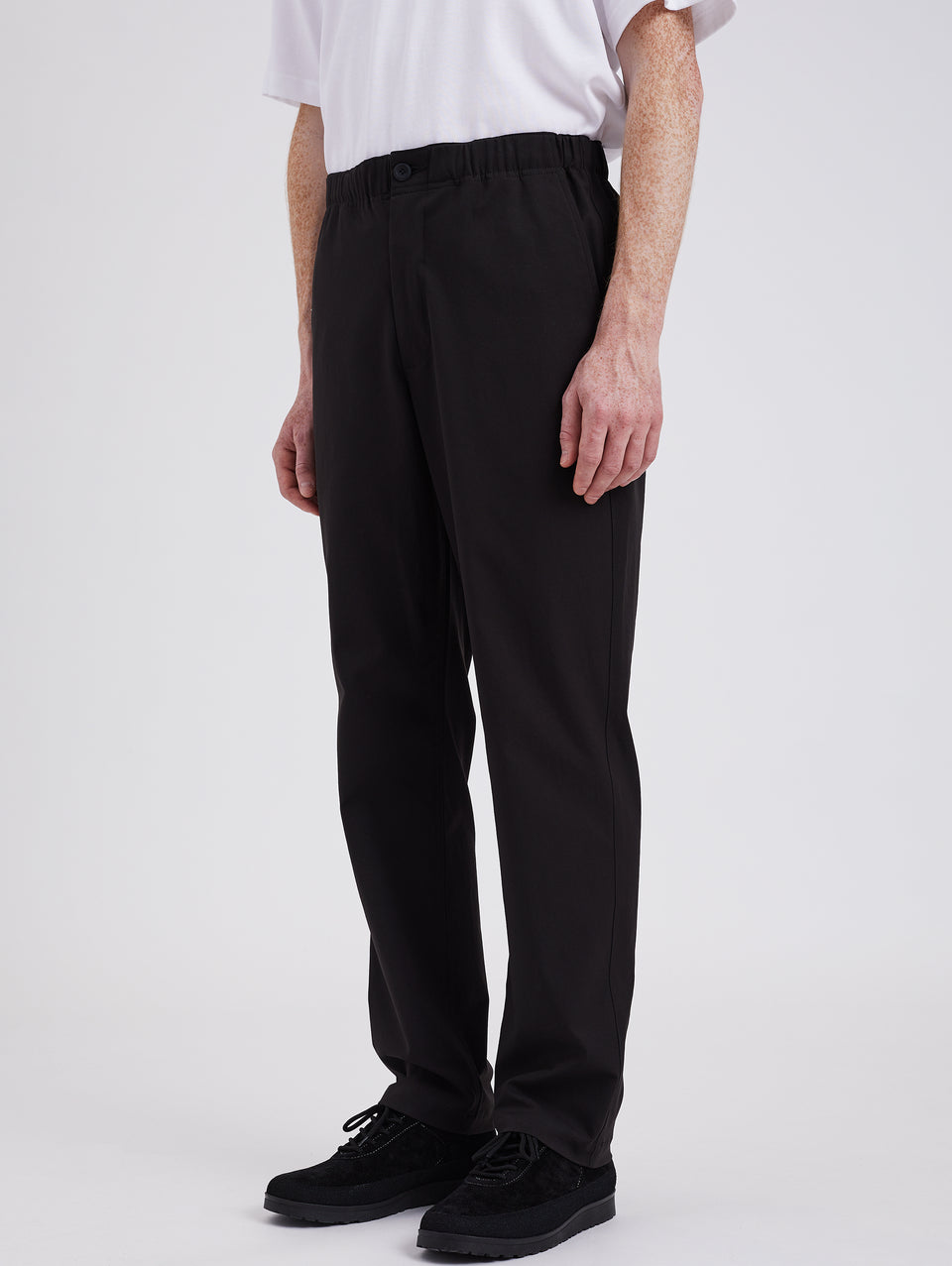 NORSE PROJECTS Pantaloni in Solotex con Elastico in Vita Nero Offerte
