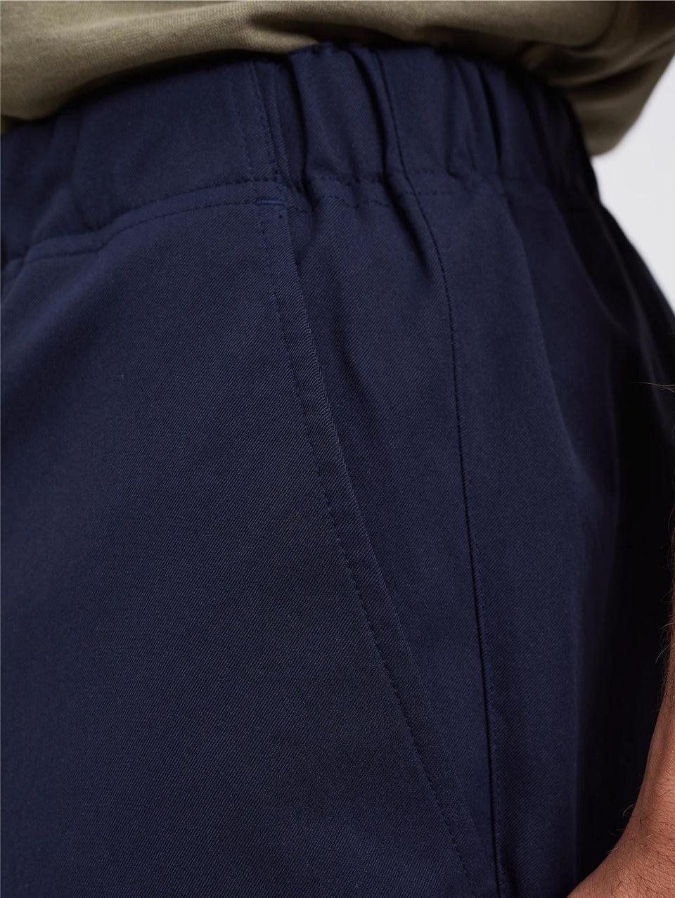 NORSE PROJECTS Pantaloni in Solotex con Elastico in Vita Blu Hotsell