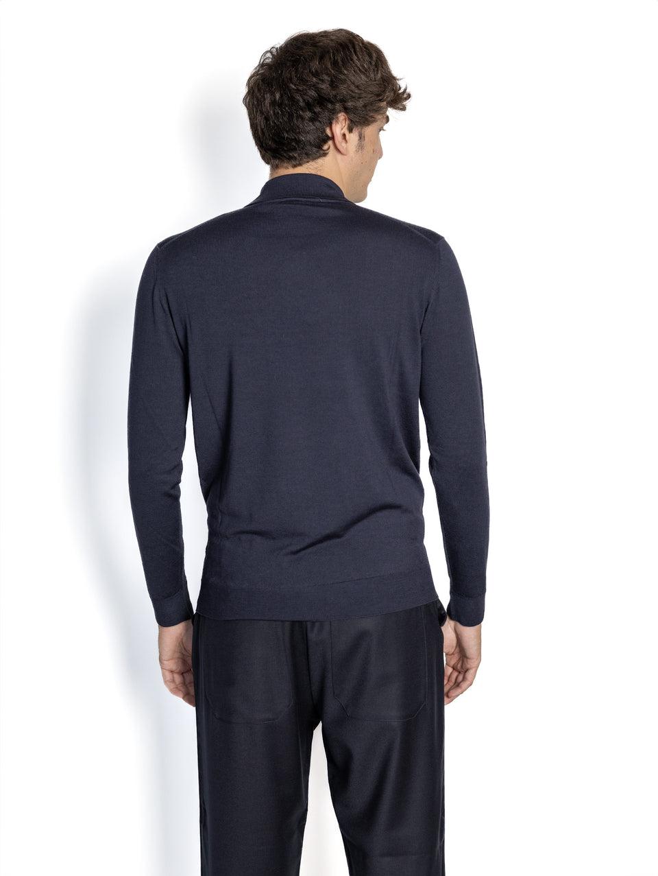 BARENA VENEZIA Polo in Maglia Blu Nuova