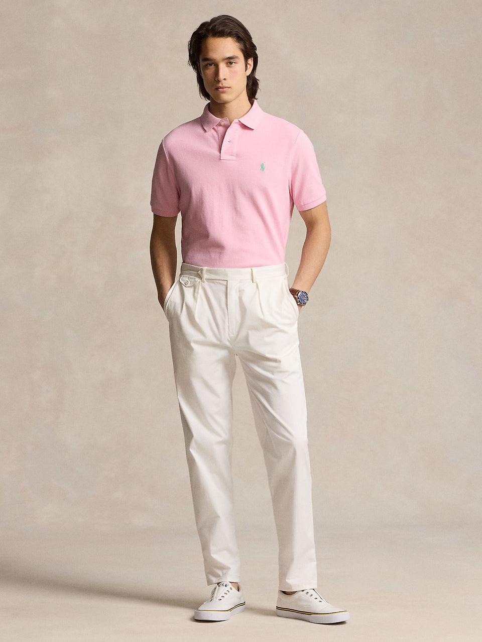 RALPH LAUREN Polo in Mesh Slim Fit Rosa 2025