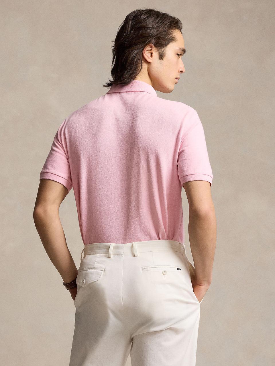 RALPH LAUREN Polo in Mesh Slim Fit Rosa 2025