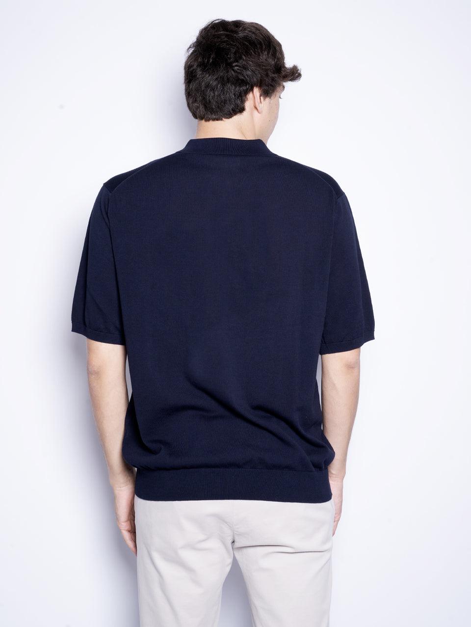 CLOSED Polo in Cotone Extrafine Blu Notte Nuovo