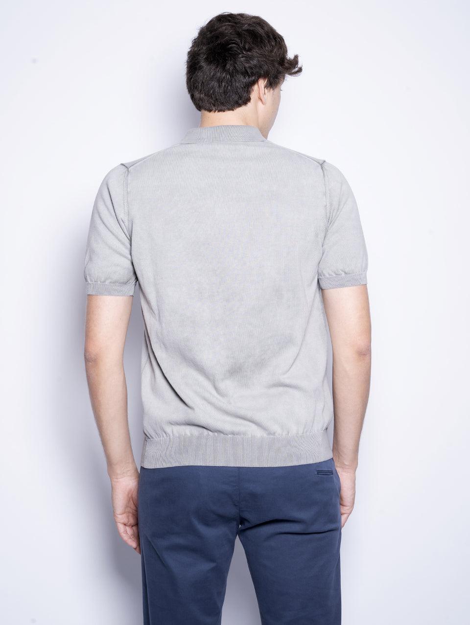 ALPHA STUDIO Polo in Cotone Tinto in Capo Salvia Pezzi Unici