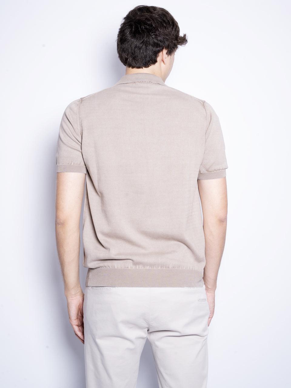 ALPHA STUDIO Polo in Cotone Tinto in Capo Argilla Soddisfazione Garantita