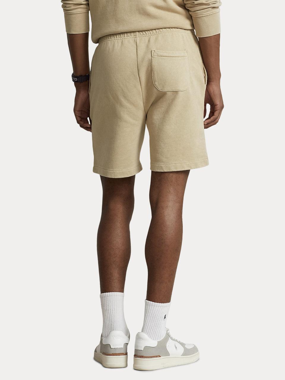 RALPH LAUREN Shorts in Cotone Loopback Beige Promozione Limitata