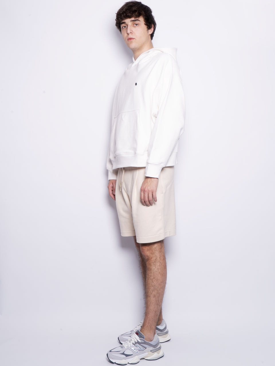 A PAPER KID Shorts in Felpa con Pince Sabbia Sconto