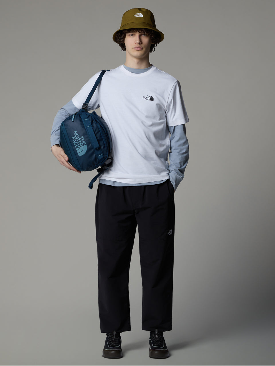 THE NORTH FACE T-shirt Regular Fit con Logo Bianco Outlet