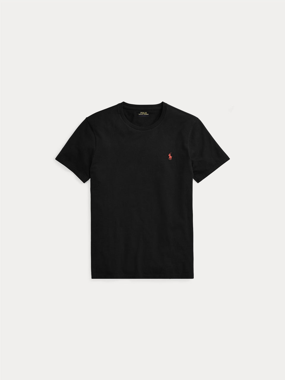 RALPH LAUREN T-shirt in Cotone Basica Nero Vendita Calda