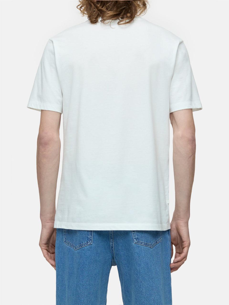 CLOSED T-shirt Girocollo in Jersey Bianco Vendite Flash