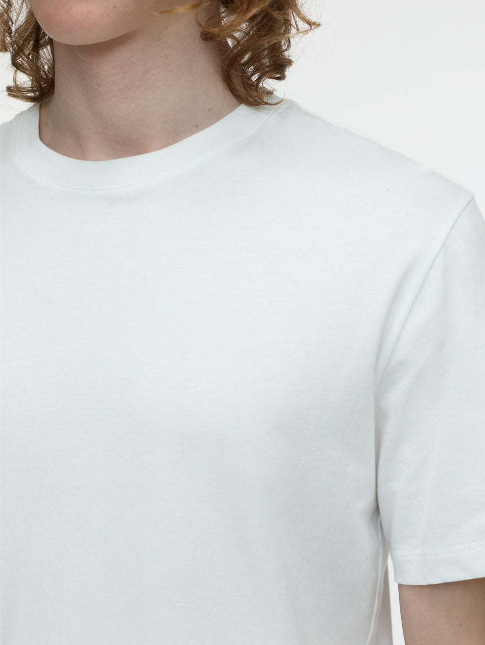 CLOSED T-shirt Girocollo in Jersey Bianco Vendite Flash