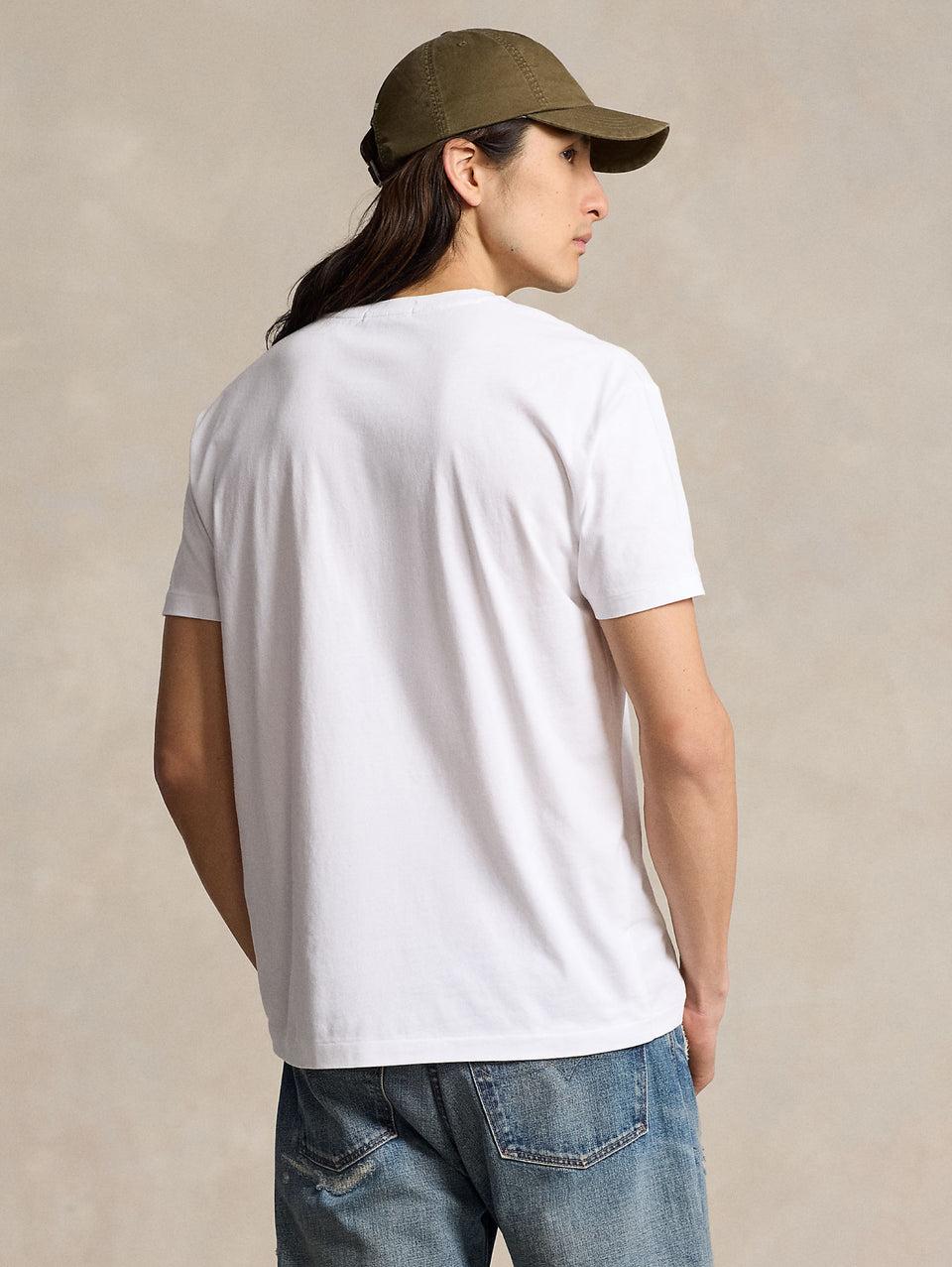 RALPH LAUREN T-shirt Girocollo Polo Bear Bianco Nuova