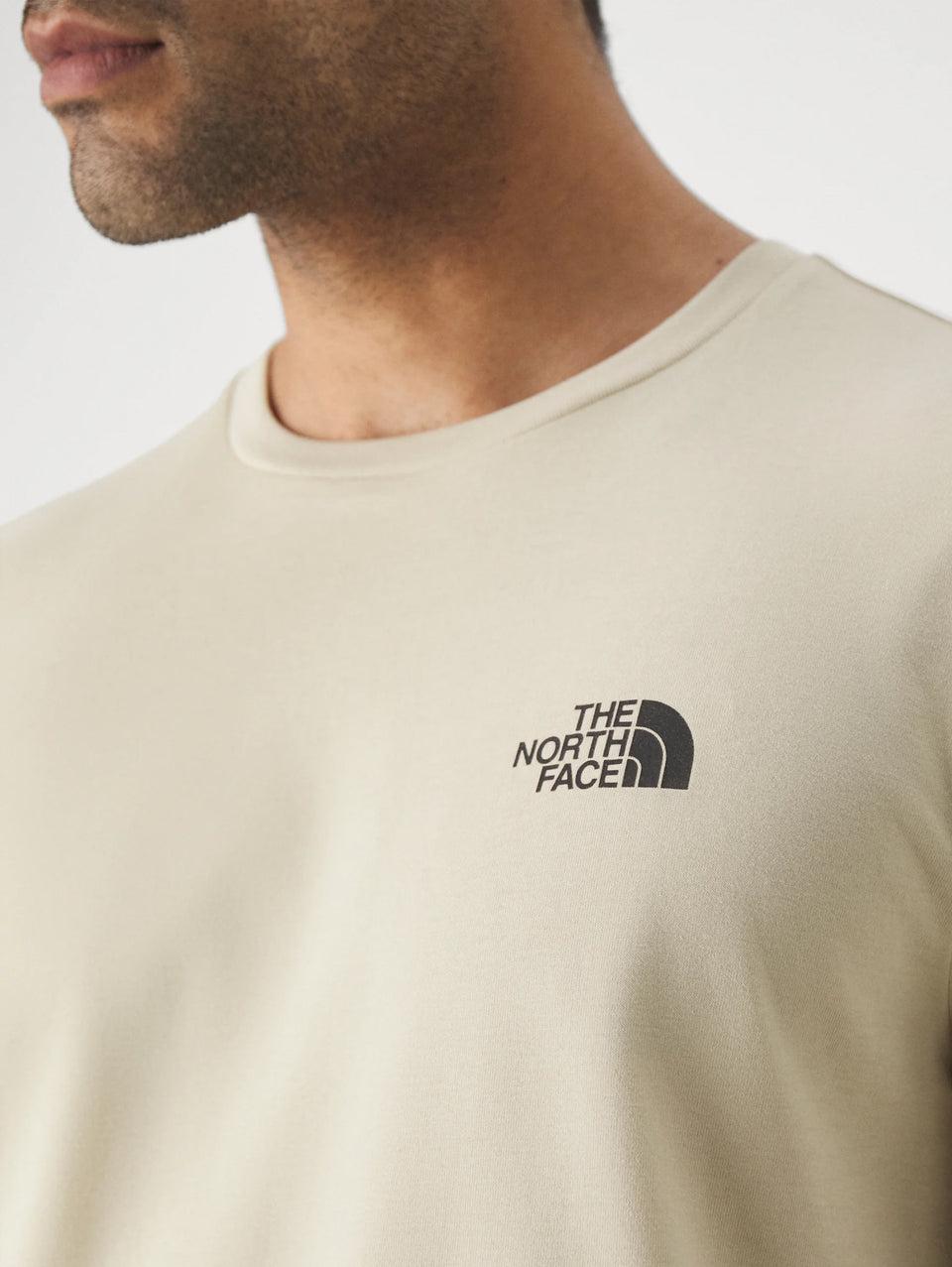 THE NORTH FACE T-shirt Regular Fit con Logo Beige Italy
