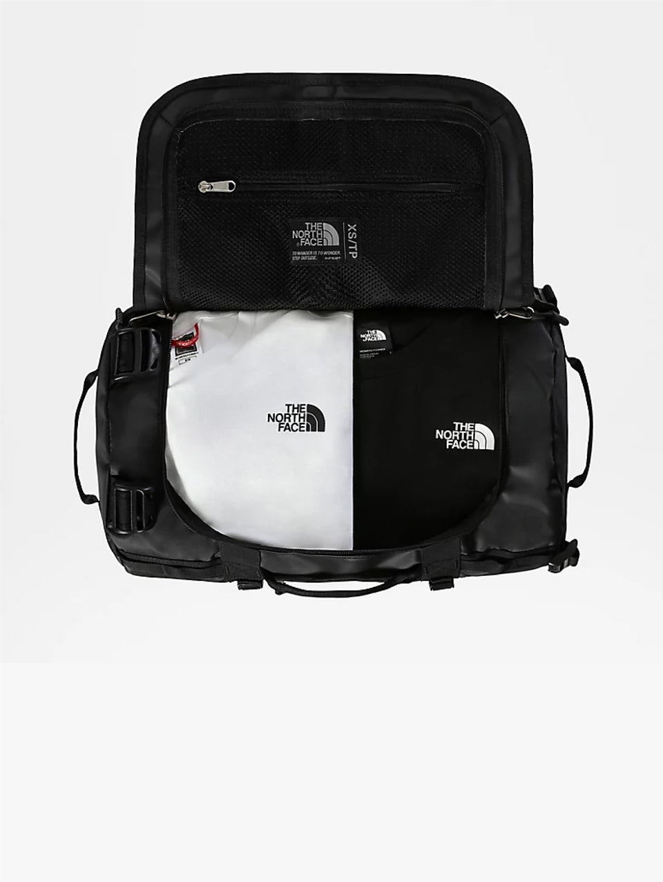 THE NORTH FACE Borsone in Nylon Laminato XS Nero Pezzi Unici