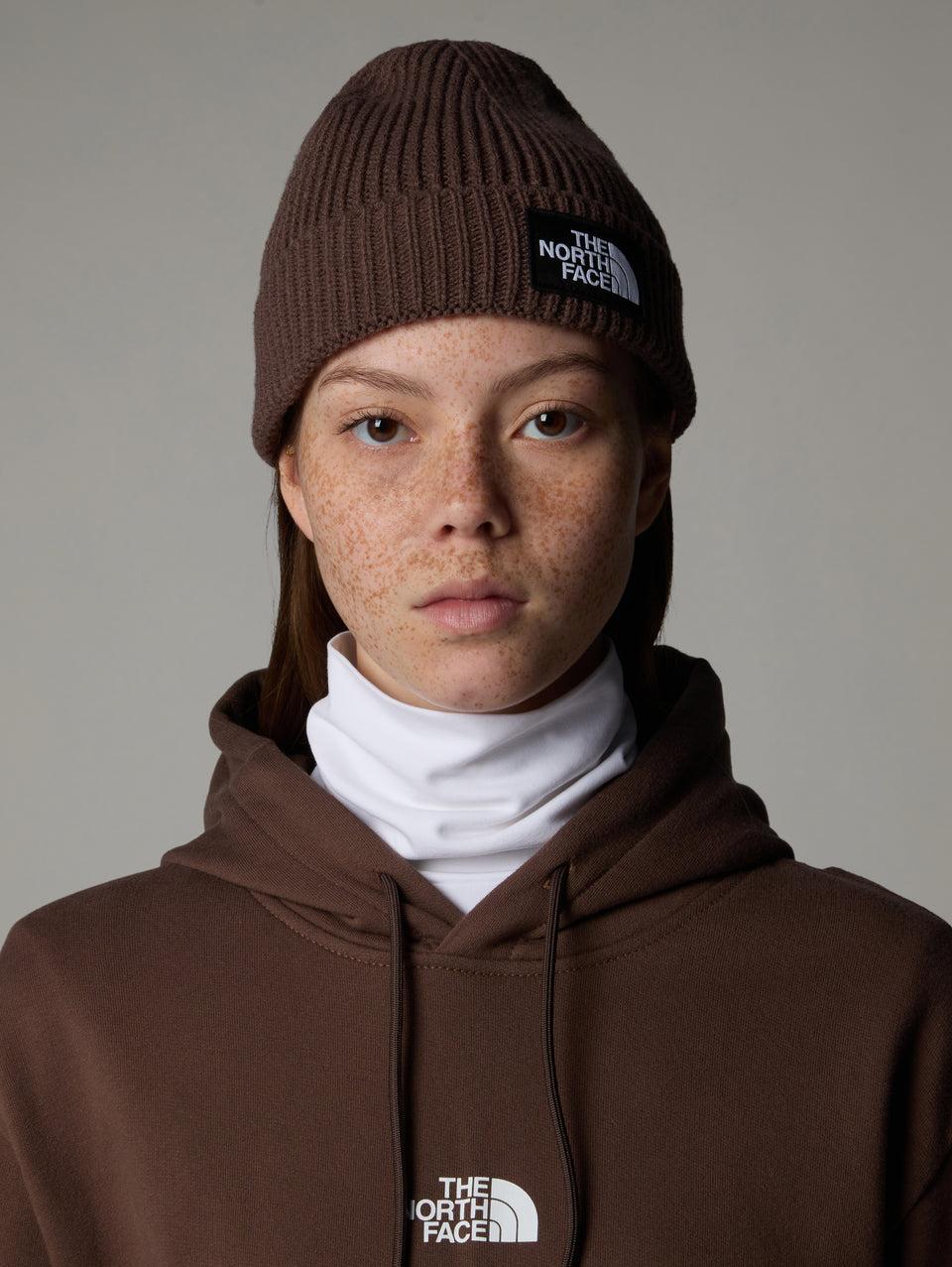 THE NORTH FACE Berretto in Maglia con Logo Frontale Marrone Online