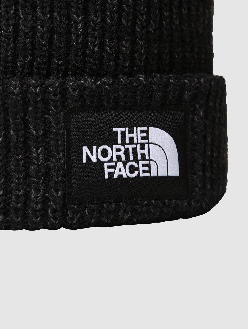THE NORTH FACE Berretto in Maglia a Coste con Logo Nero Saldi