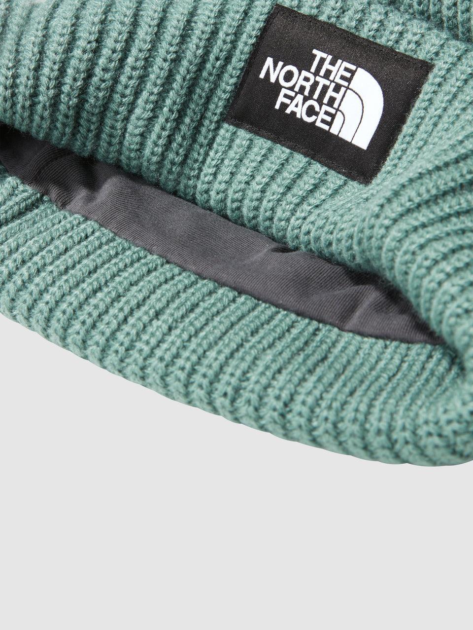 THE NORTH FACE Berretto in Maglia a Coste con Logo Salvia Offerte