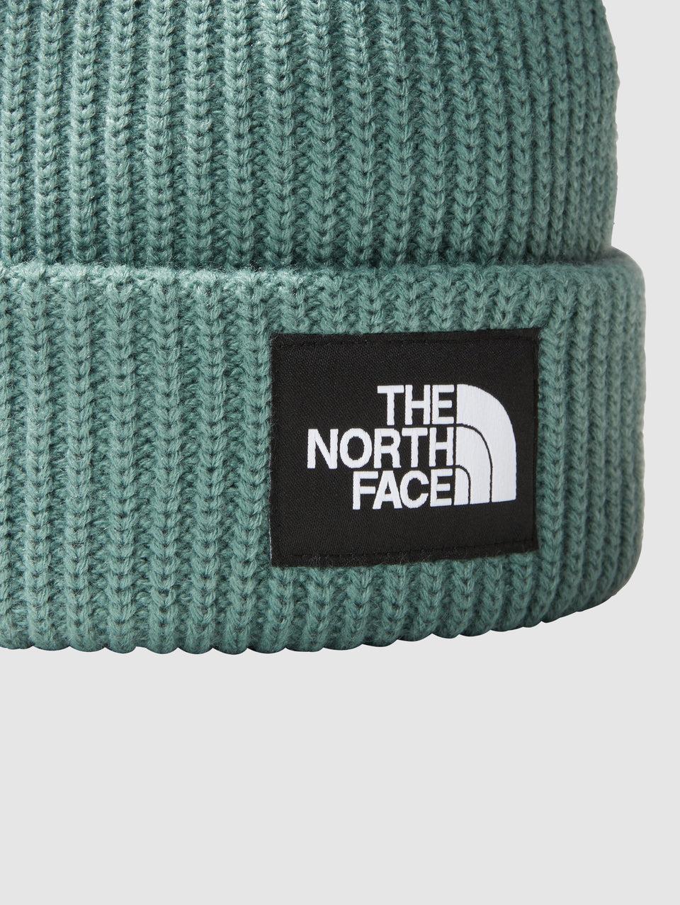 THE NORTH FACE Berretto in Maglia a Coste con Logo Salvia Offerte
