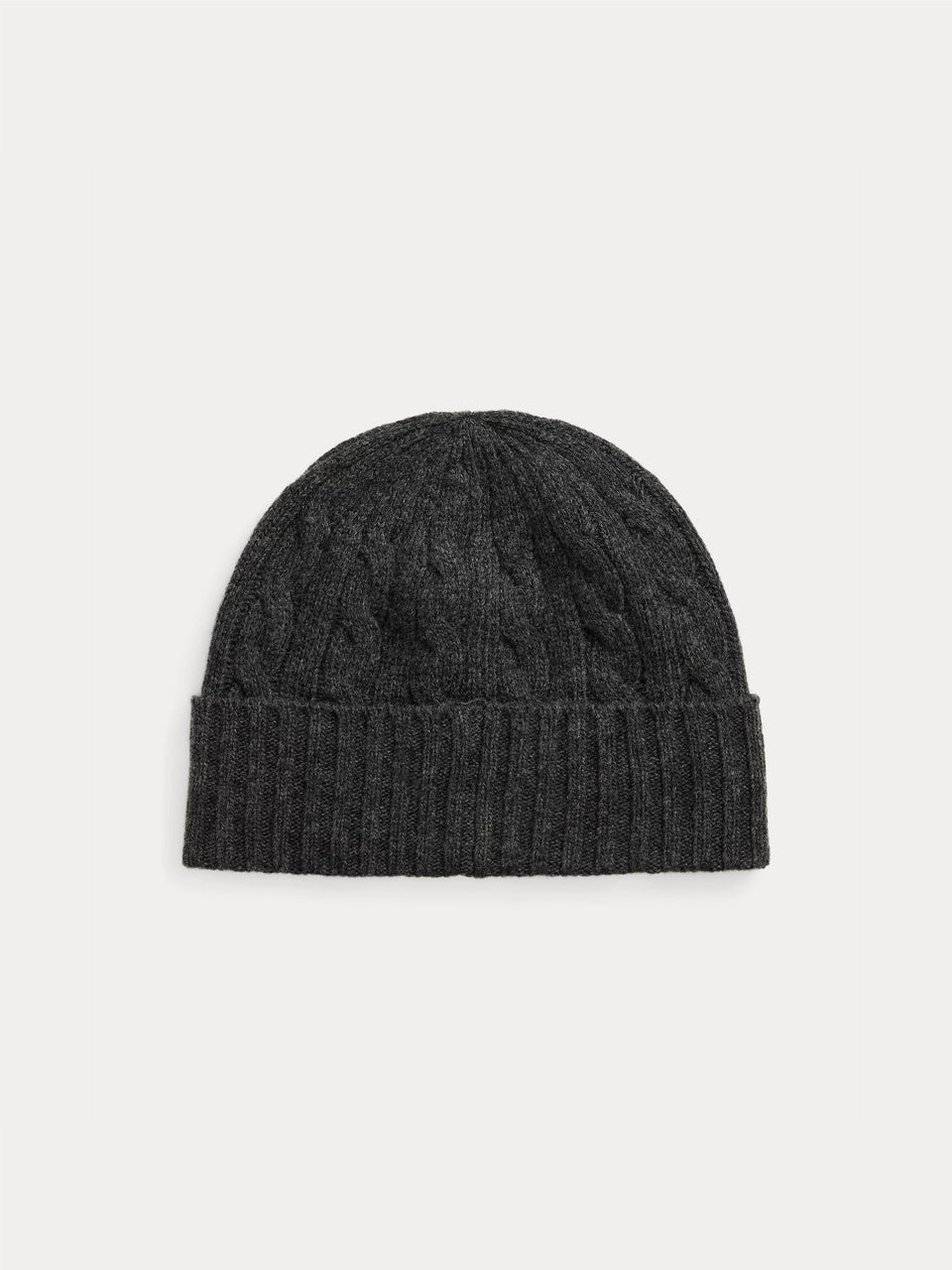 RALPH LAUREN Cappello in Lana a Trecce Grigio Vendita Calda