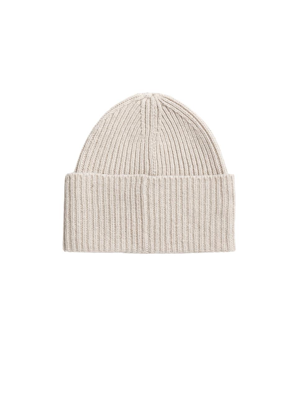 NORSE PROJECTS Berretto in Lana a Coste Farina Vendite Flash