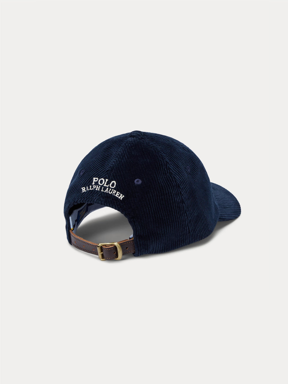 RALPH LAUREN Cappello in Velluto a Coste Blu In Saldo