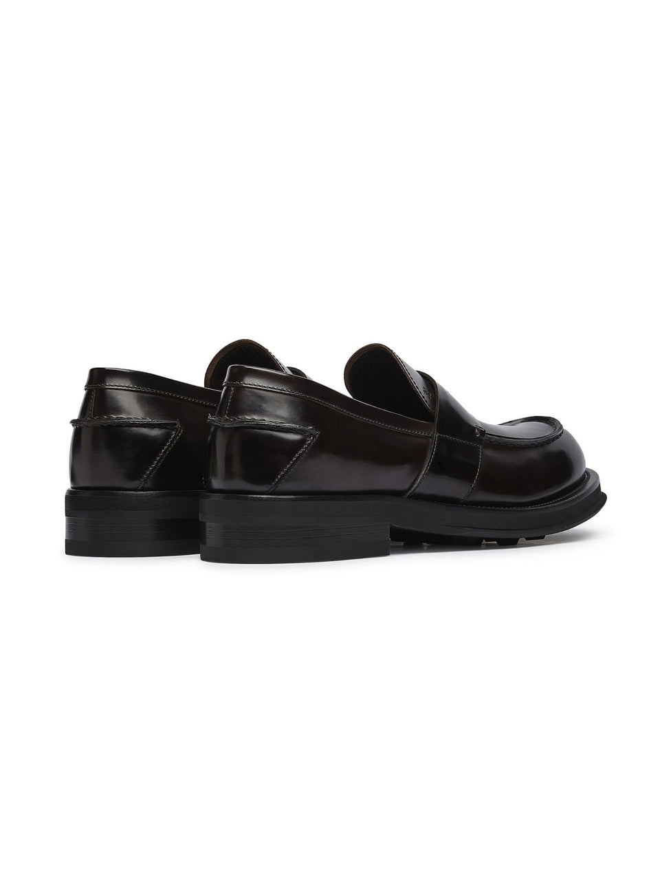FABI Mocassino Penny Loafer con Suola in Gomma Testa di Moro Convenienza