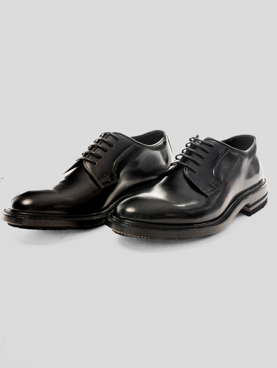 FABI Stringata con Suola Frex Goodyear Nero Economico
