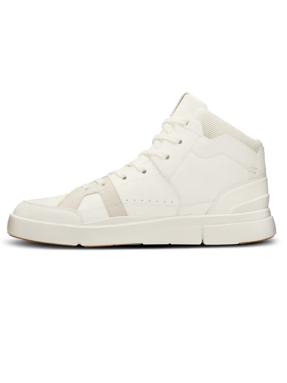 ON RUNNING Sneakers Alte The Rogers Clubhouse Mid Bianco/Sabbia Vendite Flash