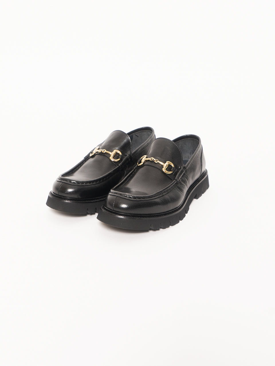 SEBOY'S Mocassino in Pelle Martellata - Nero Nuovo