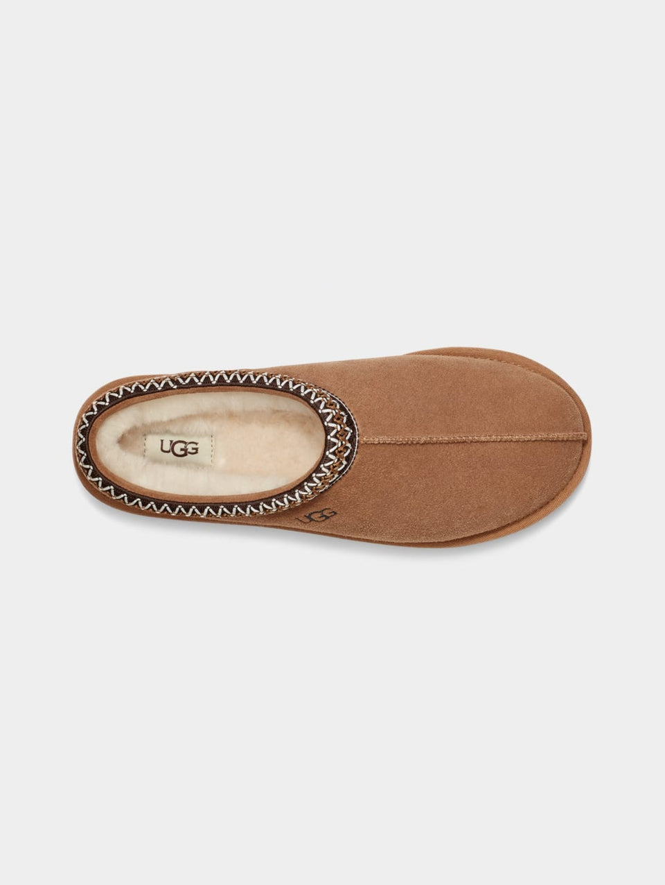 UGG Ciabatte in Camoscio Tasman da Uomo Castagna Negozi Online