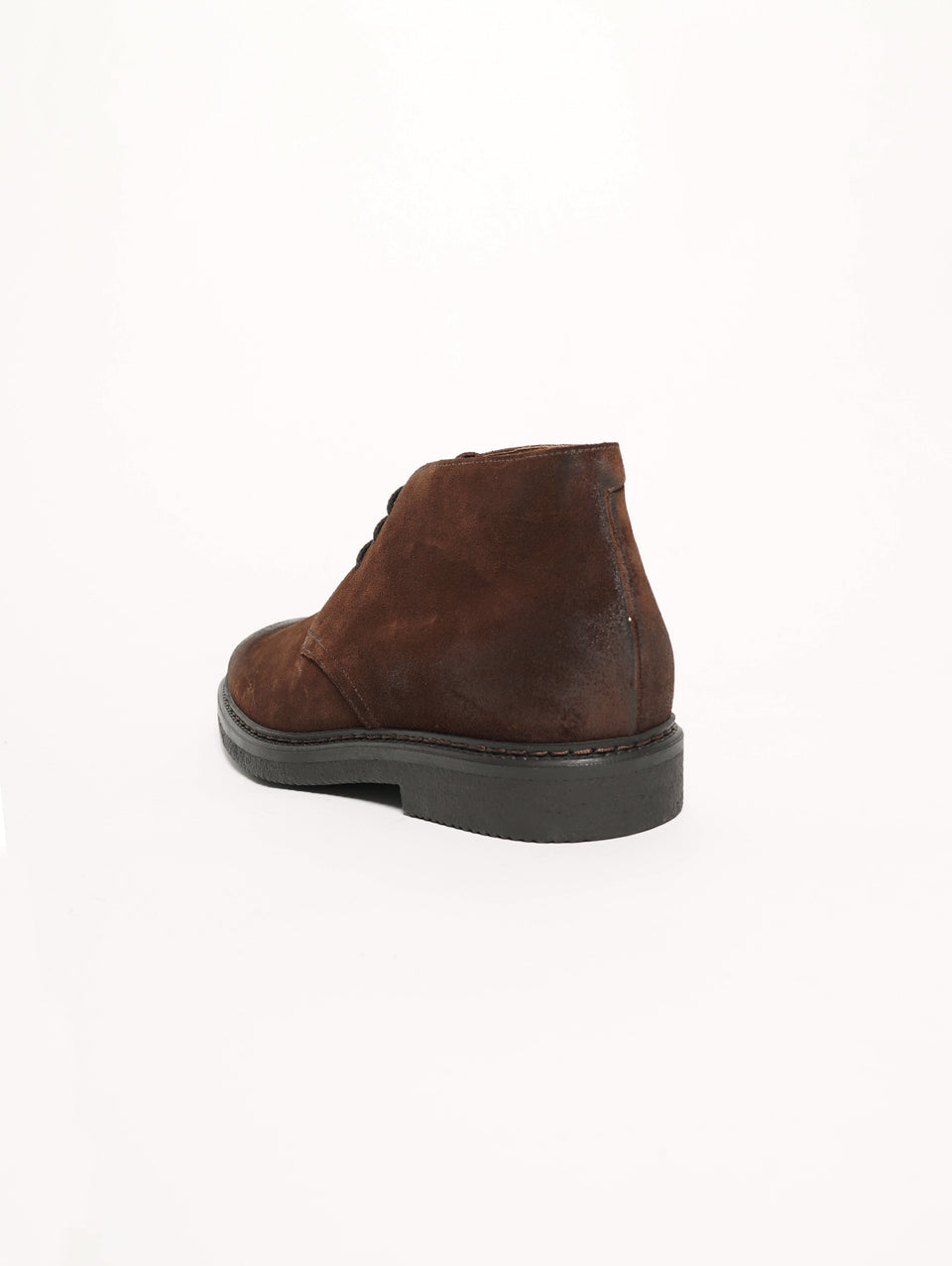 DUCA DI WELLES Stivaletto in pelle oliata Terra di siena bruciato Consegna Veloce
