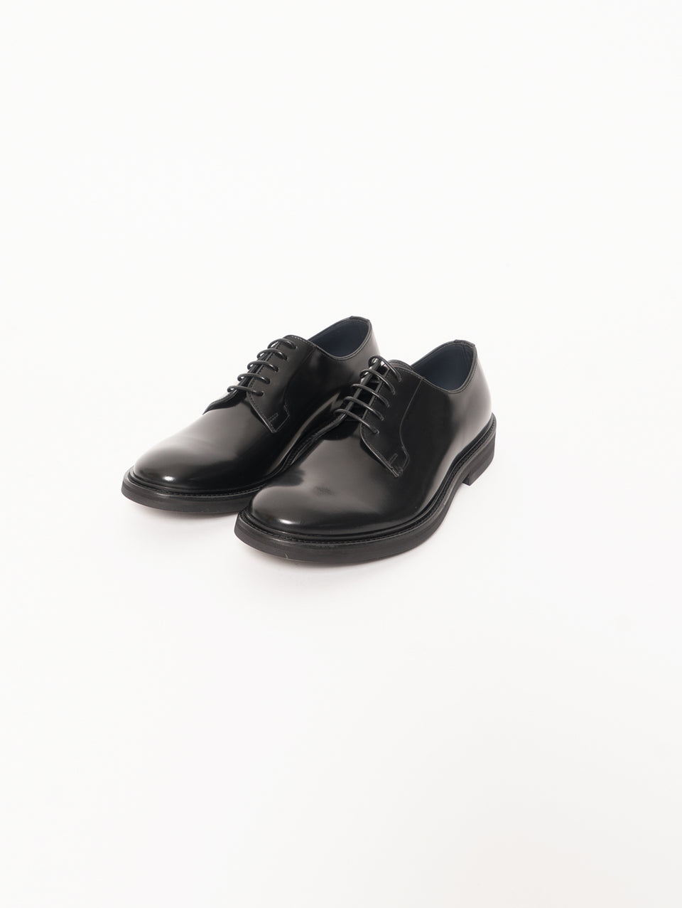 SEBOY'S Derby Classica con Suola in Gomma Nero Negozio