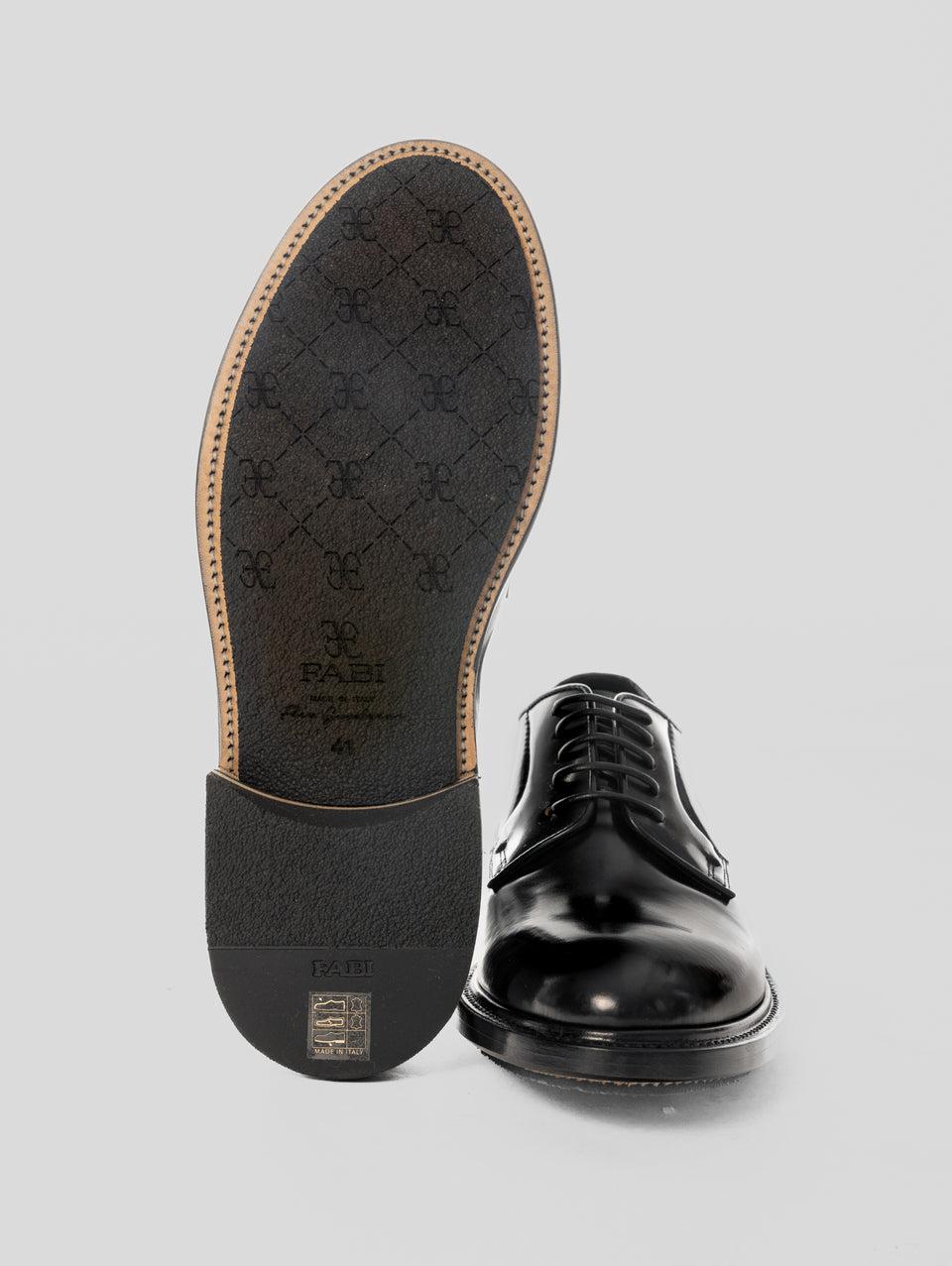 FABI Stringata con Suola Frex Goodyear Nero Nuova